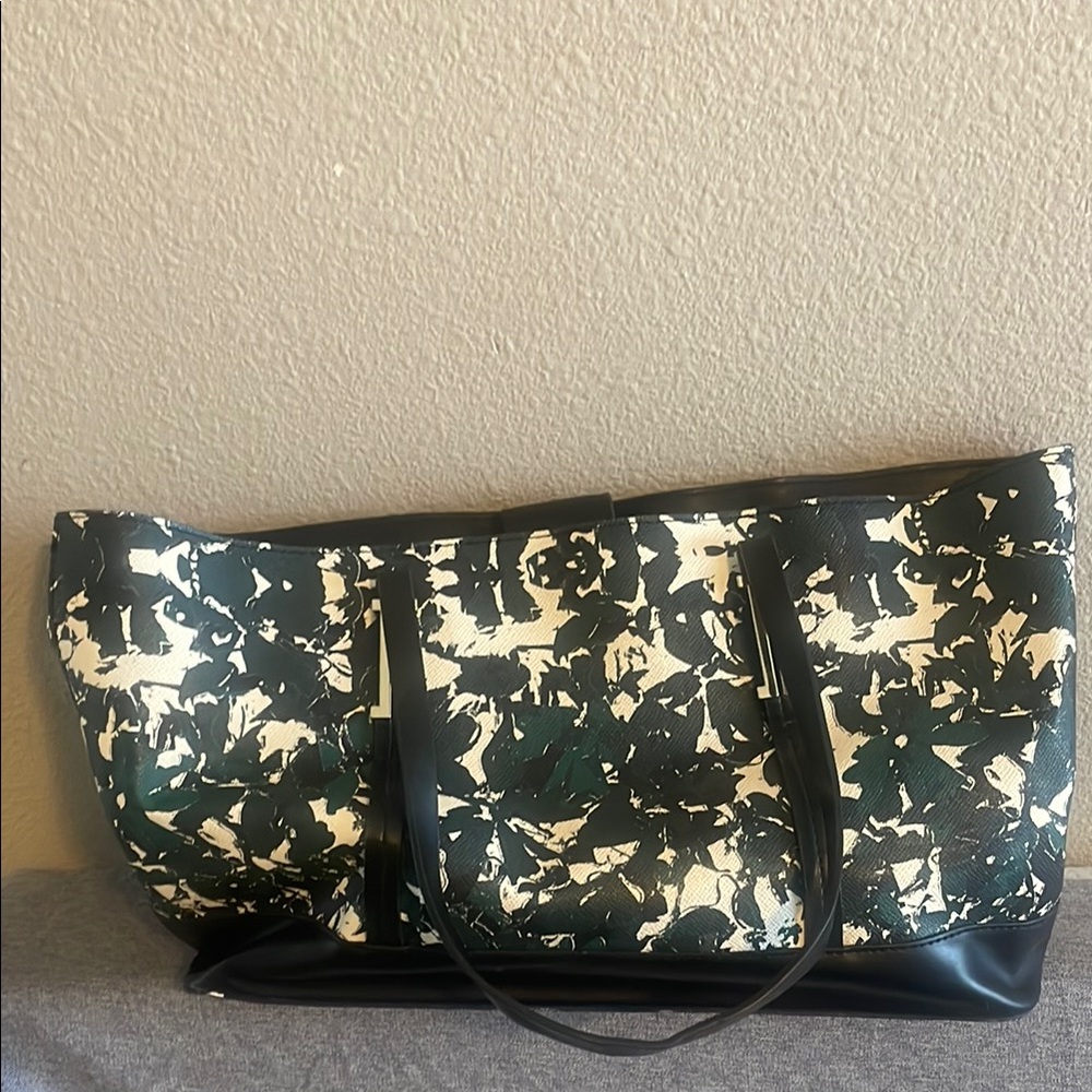 Stylish Black and White Tote Bag